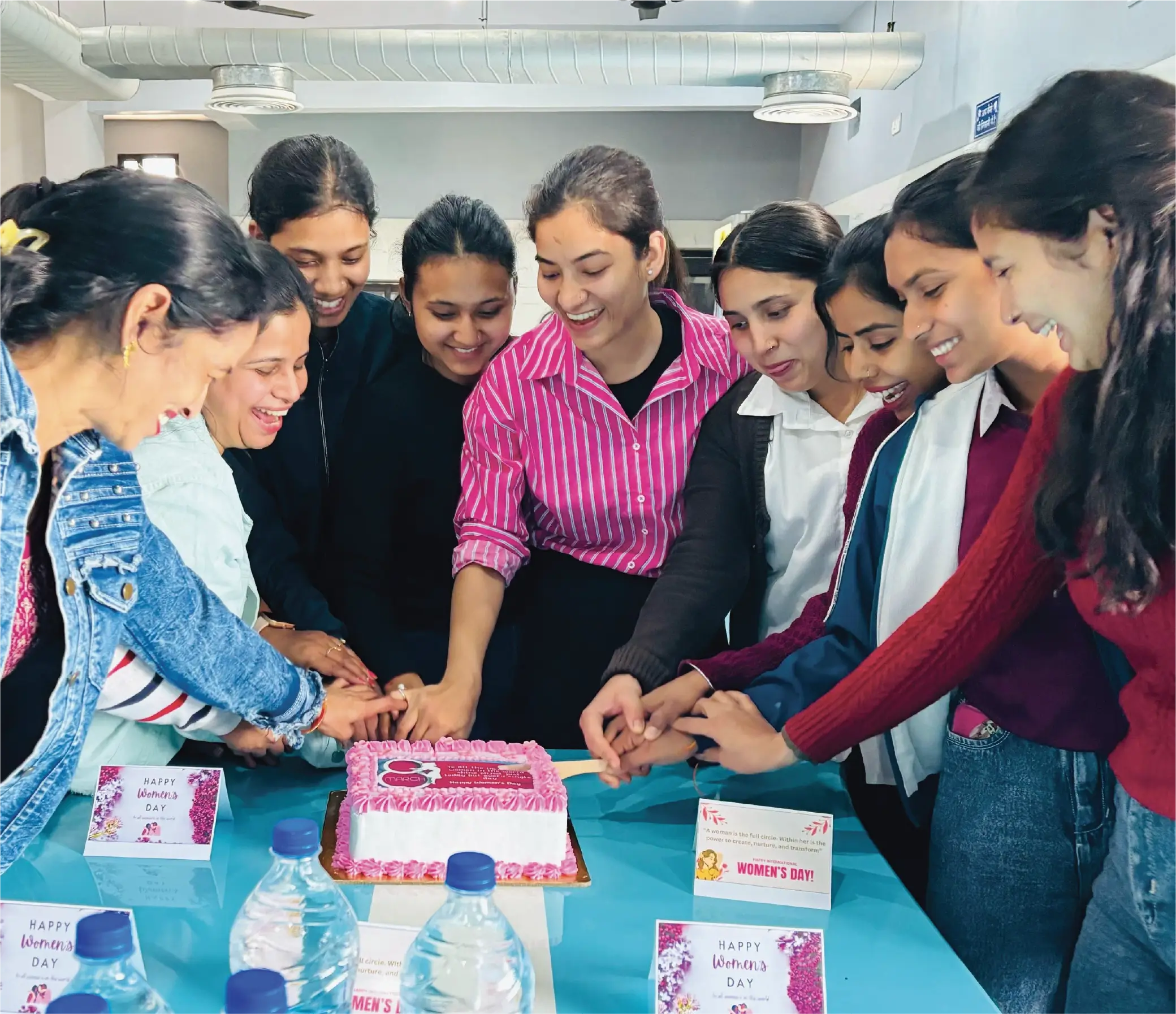 Naini team celebrating Women's Day